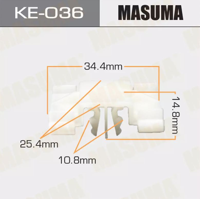 KE-036 Клипса крепежная  Masuma