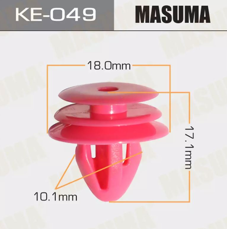 KE-049 Клипса крепежная  Masuma