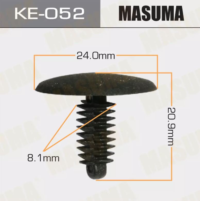 KE-052 Клипса крепежная  Masuma