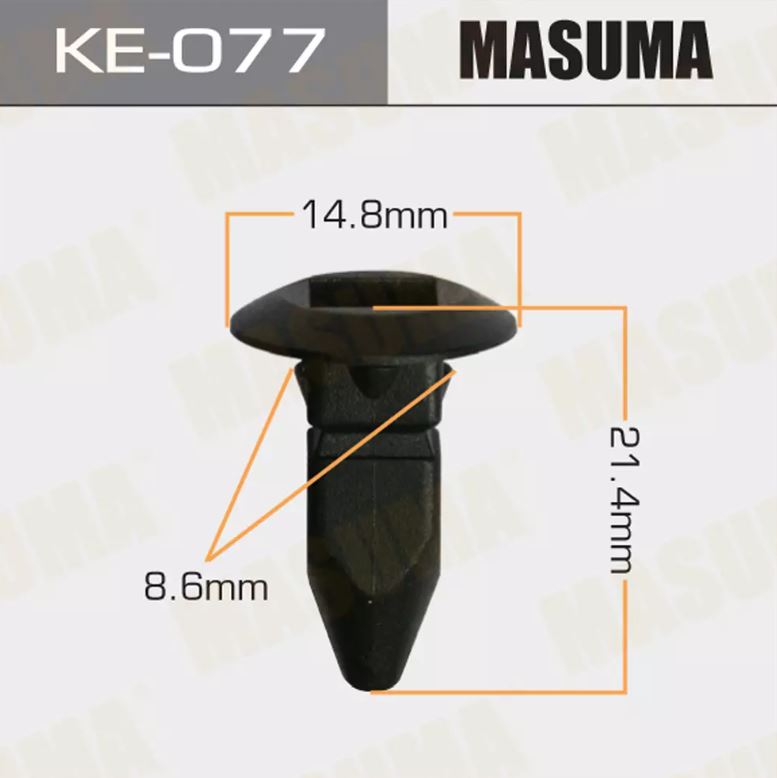 KE-077 Клипса крепежная  Masuma