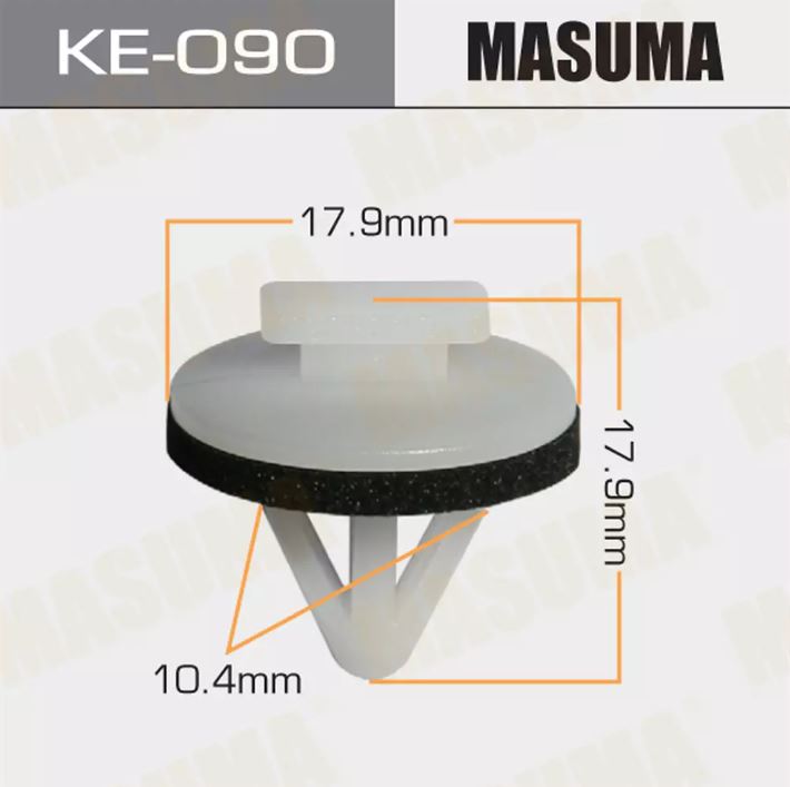 KE-090 Клипса крепежная  Masuma