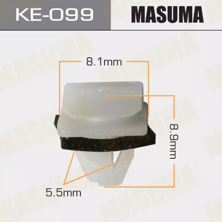 KE-099 Клипса крепежная  Masuma