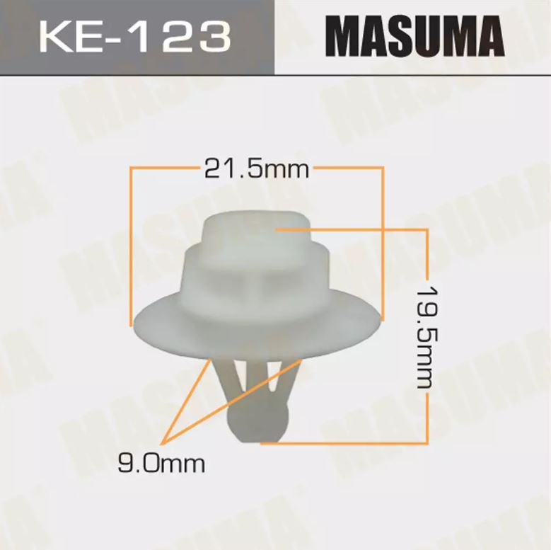 KE-123 Клипса крепежная  Masuma