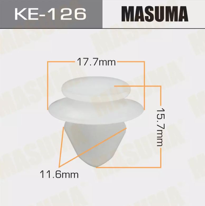 KE-126 Клипса крепежная  Masuma