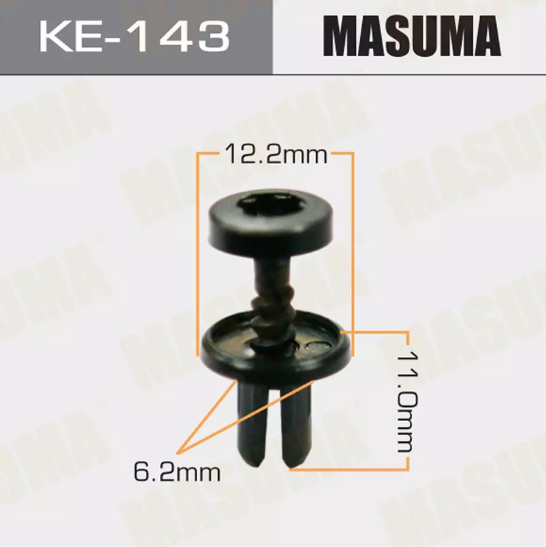 KE-143 Клипса крепежная  Masuma