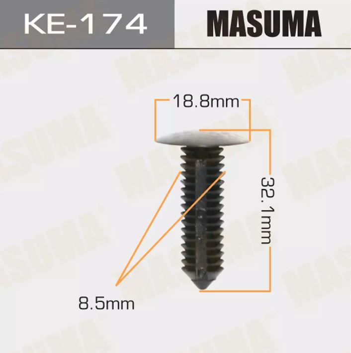 KE-174 Клипса крепежная  Masuma