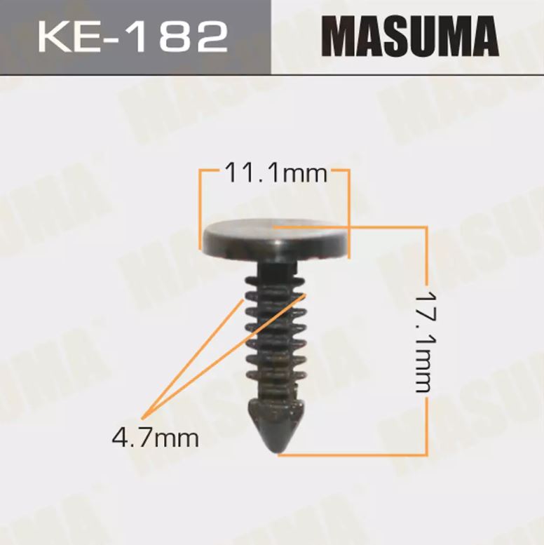 KE-182 Клипса крепежная  Masuma