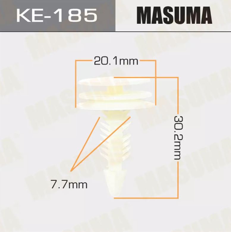 KE-185 Клипса крепежная  Masuma