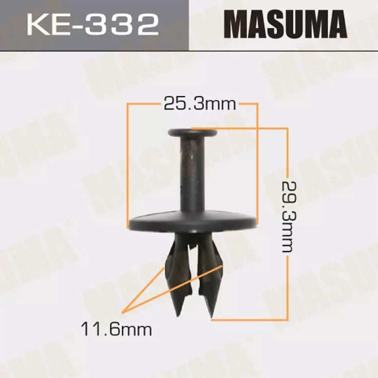 KE-332 Клипса крепежная  Masuma