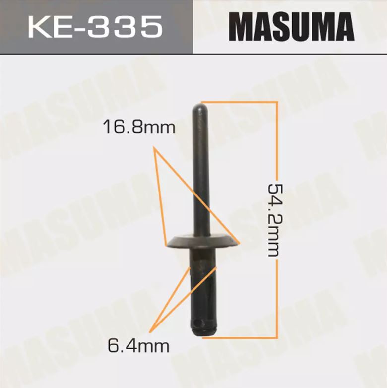 KE-335 Клипса крепежная  Masuma