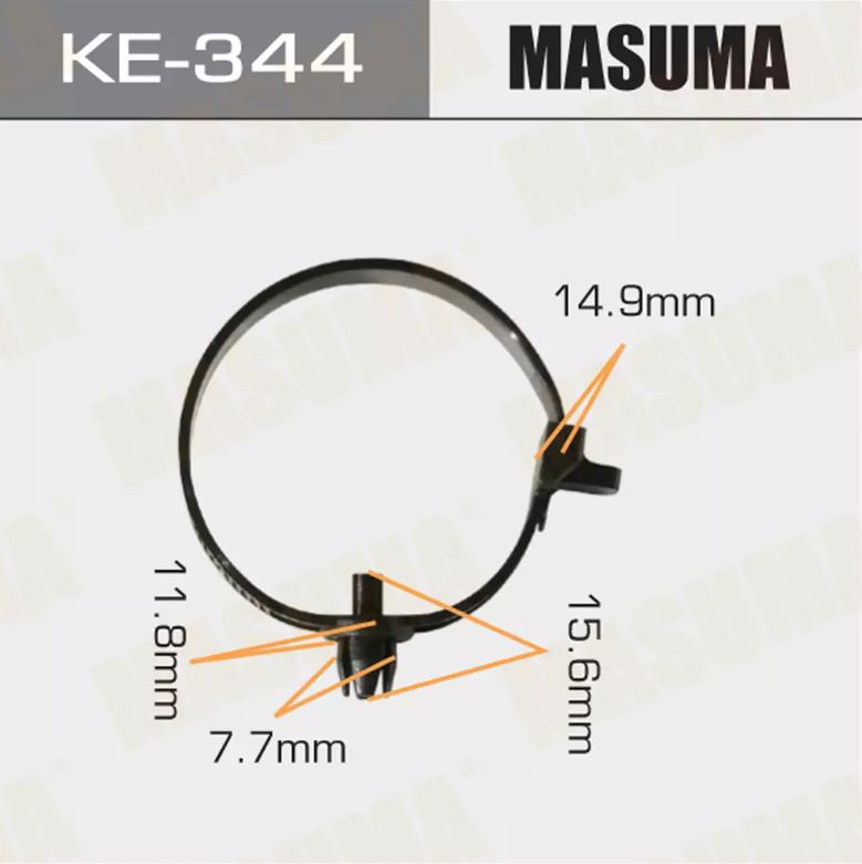 KE-344 Клипса крепежная  Masuma