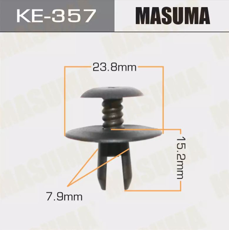 KE-357 Клипса крепежная  Masuma