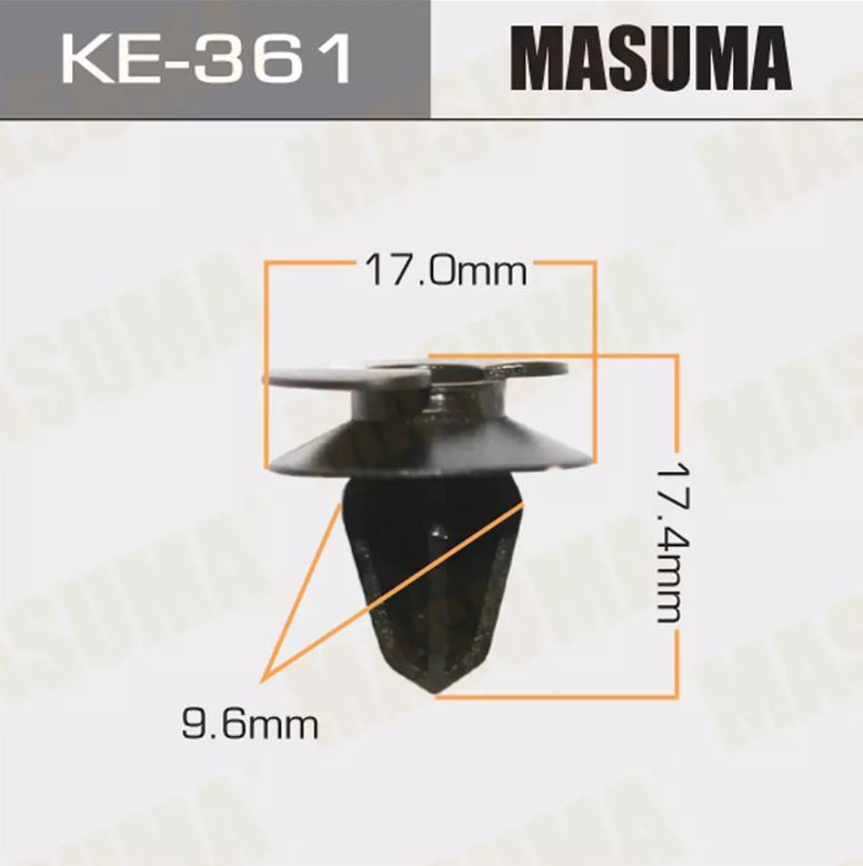 KE-361 Клипса крепежная  Masuma