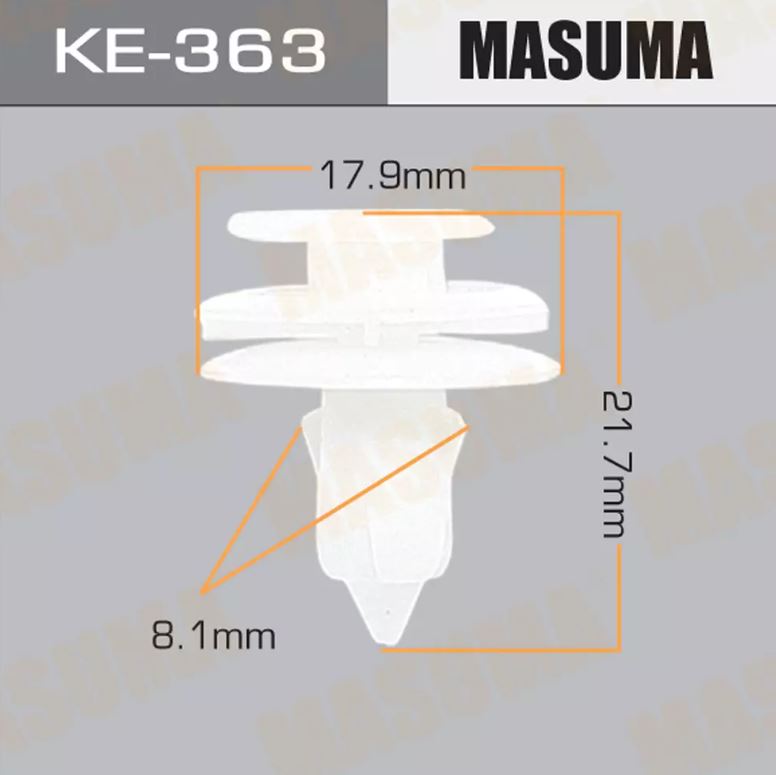 KE-363 Клипса крепежная  Masuma