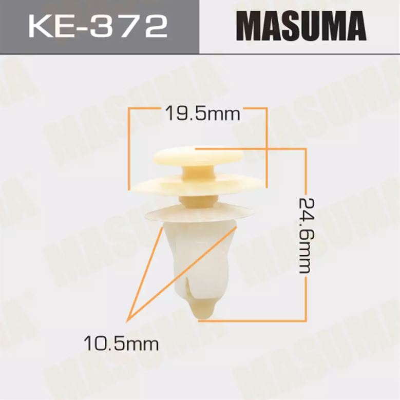 KE-372 Клипса крепежная  Masuma