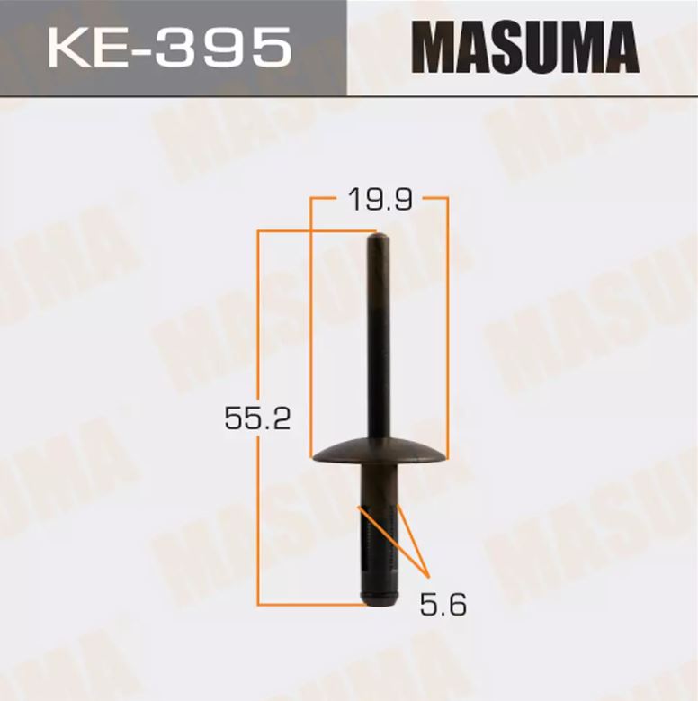 KE-395 Клипса крепежная  Masuma