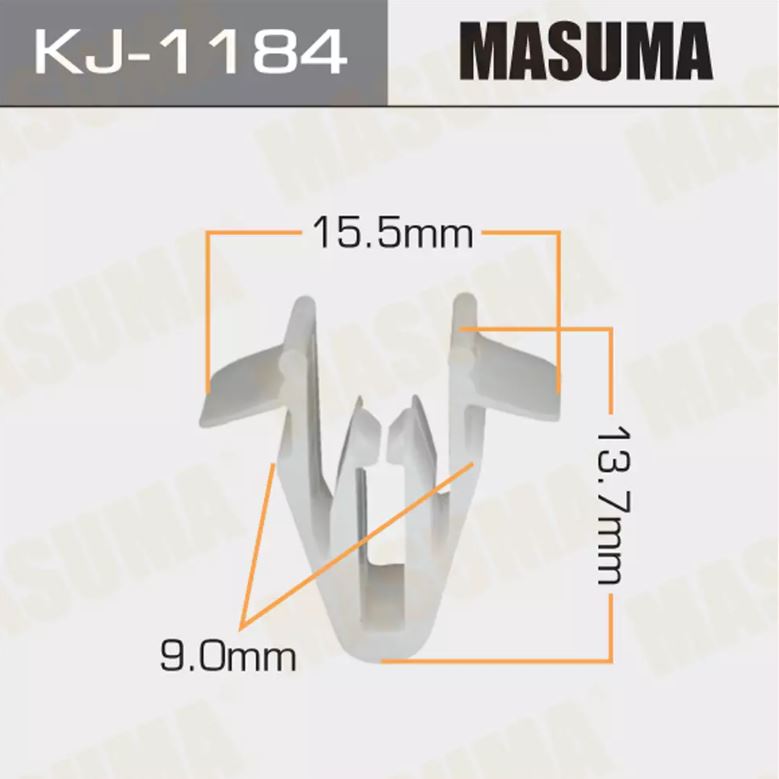 KJ-1184 Клипса крепежная  Masuma