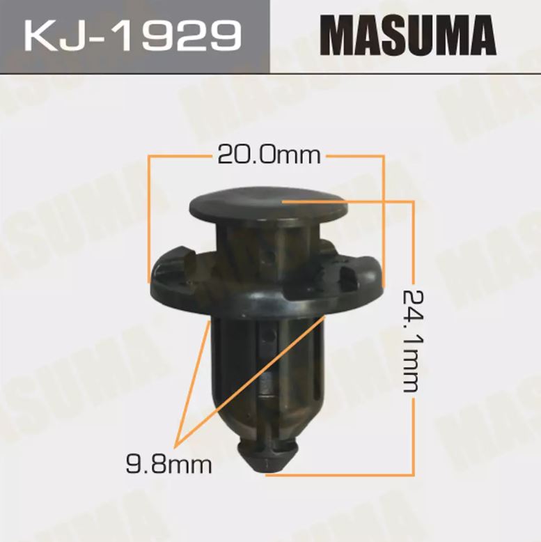 KJ-1929 Клипса крепежная  Masuma