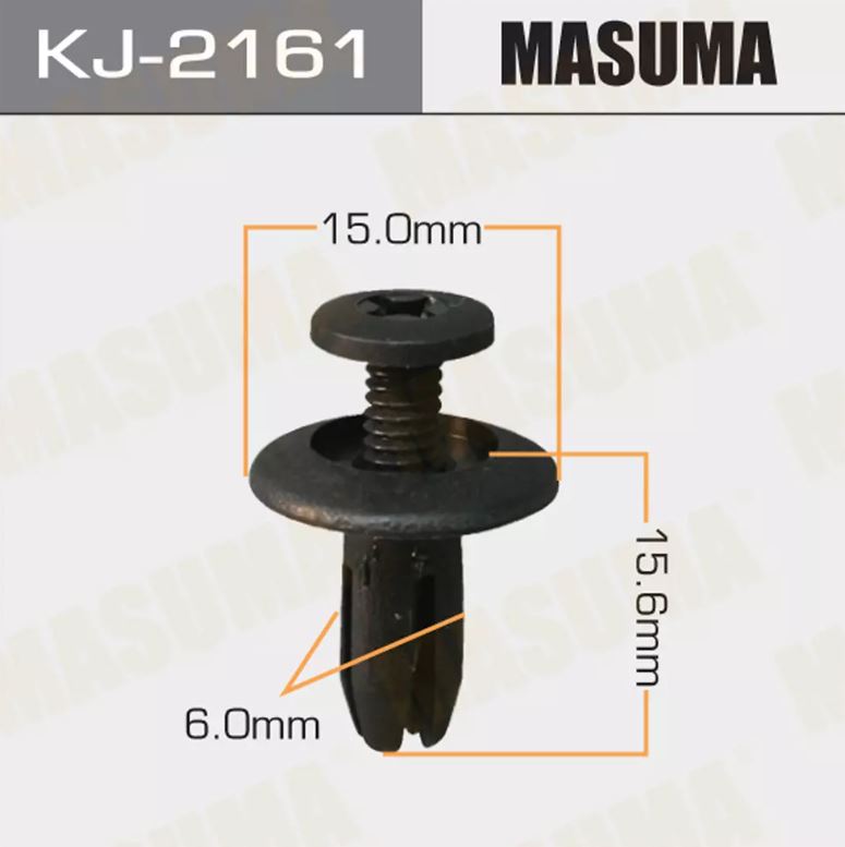 KJ-2161 Клипса крепежная  Masuma