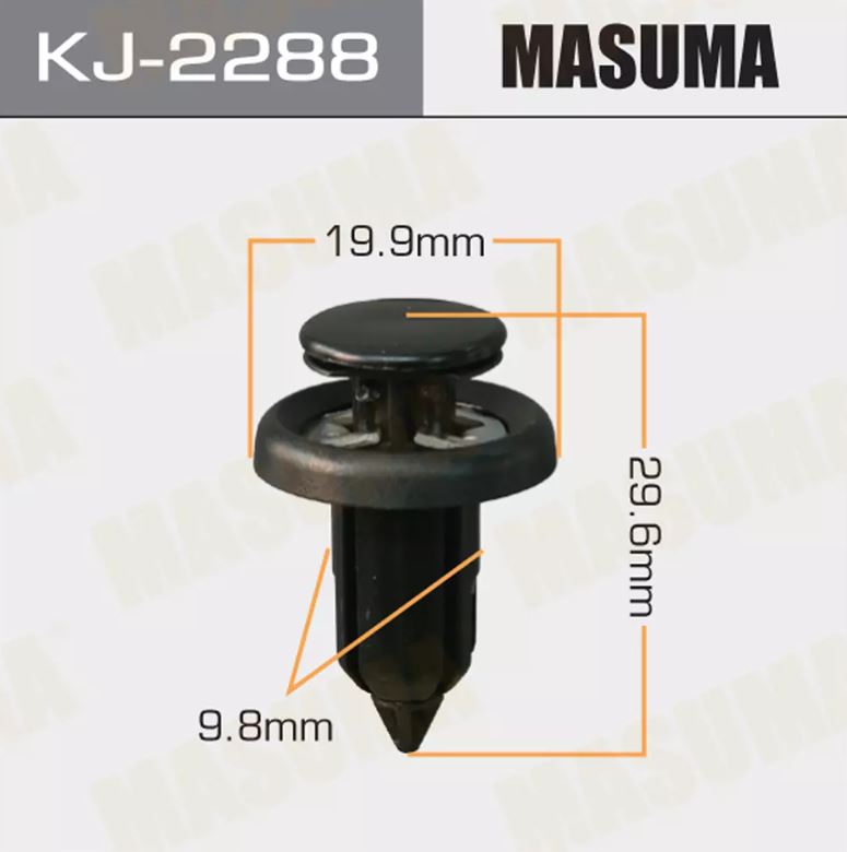 KJ-2288 Клипса крепежная  Masuma