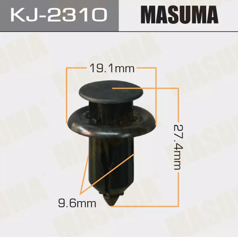 KJ-2310 Клипса крепежная  Masuma