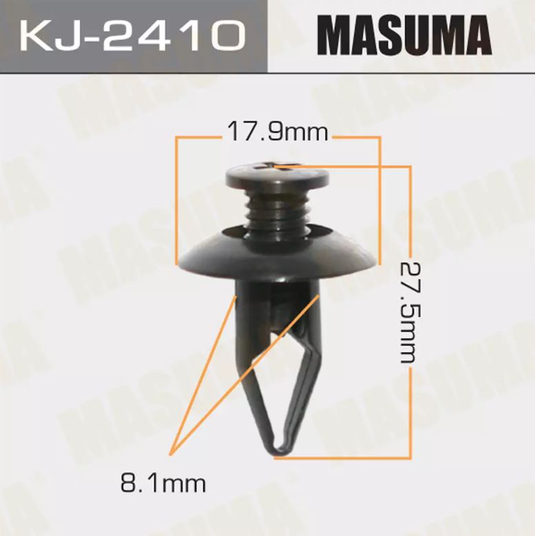 KJ-2410 Клипса крепежная  Masuma