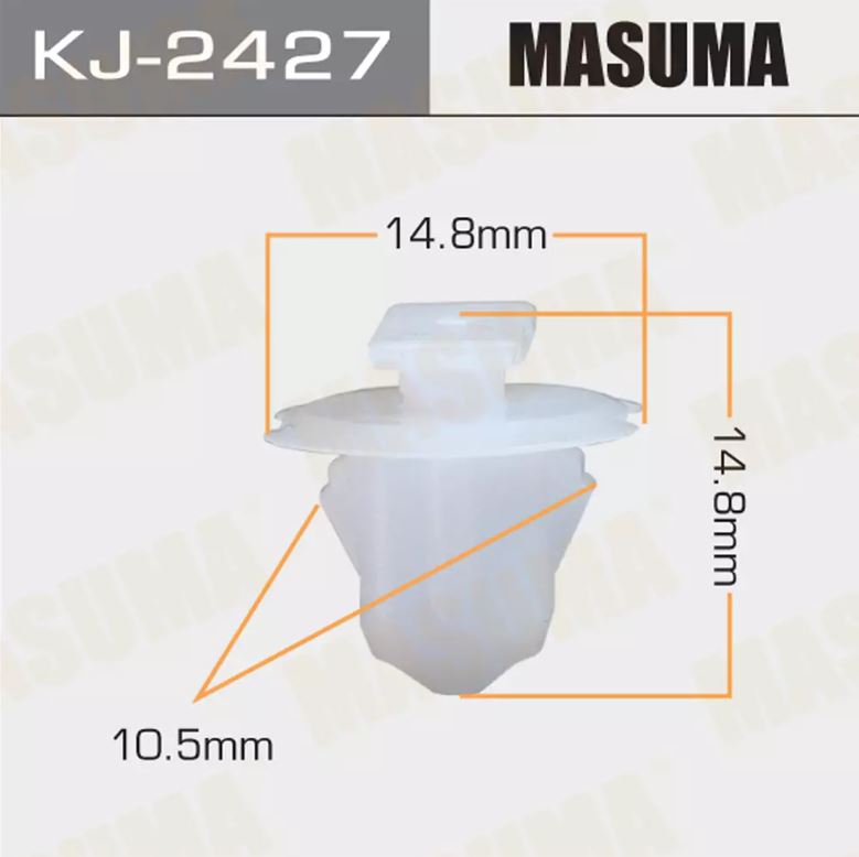 KJ-2427 Клипса крепежная  Masuma