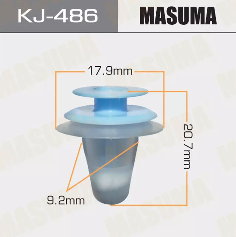 KJ-486 Клипса крепежная  Masuma