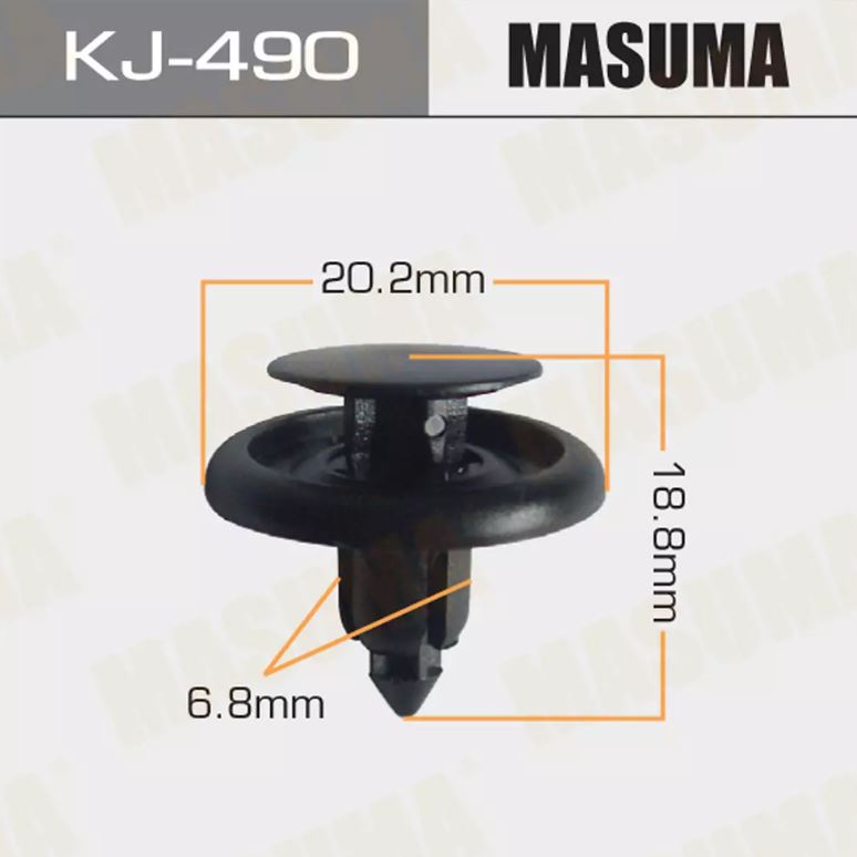 KJ-490 Клипса крепежная  Masuma