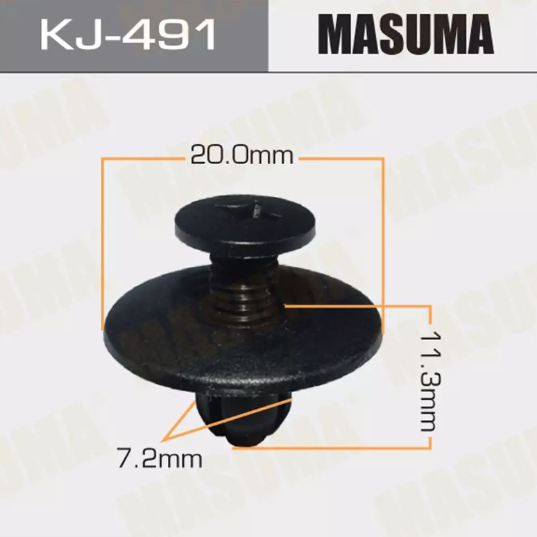 KJ-491 Клипса крепежная  Masuma