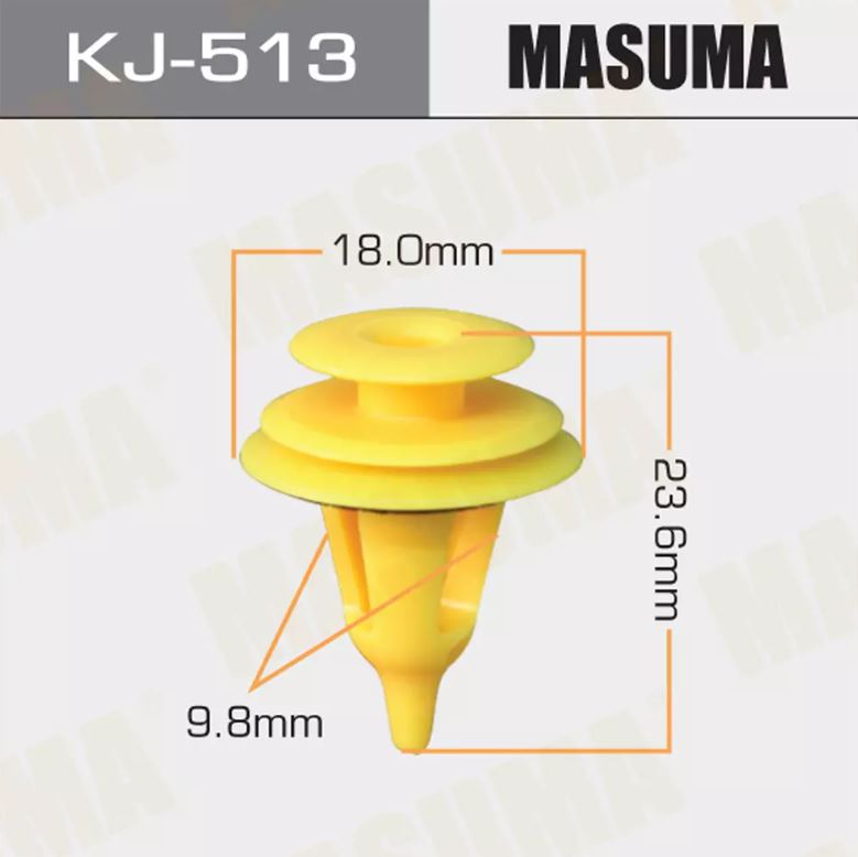 KJ-513 Клипса крепежная  Masuma