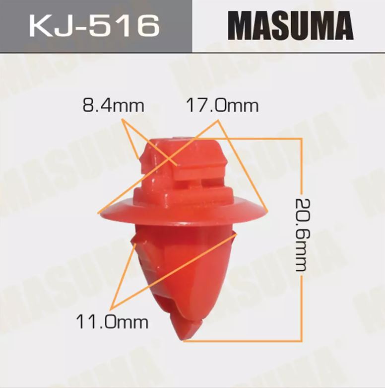 KJ-516 Клипса крепежная  Masuma