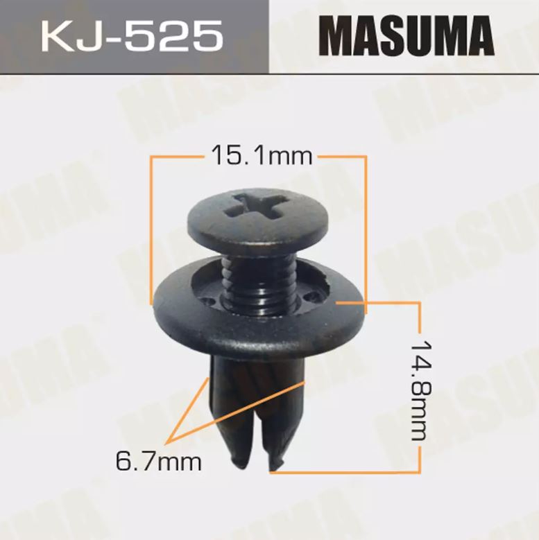 KJ-525 Клипса крепежная  Masuma