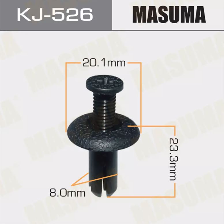 KJ-526 Клипса крепежная  Masuma