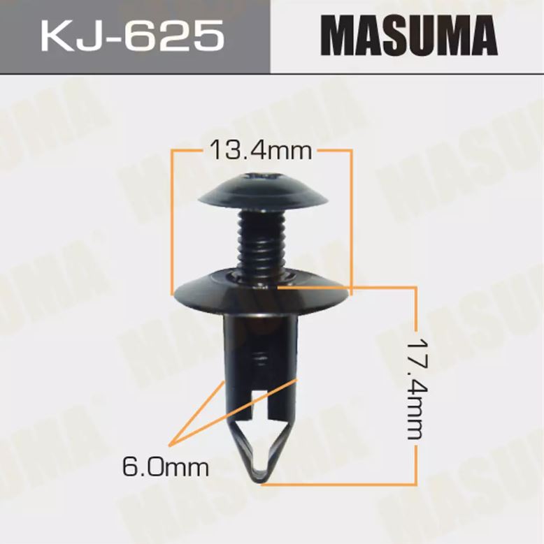 KJ-625 Клипса крепежная  Masuma