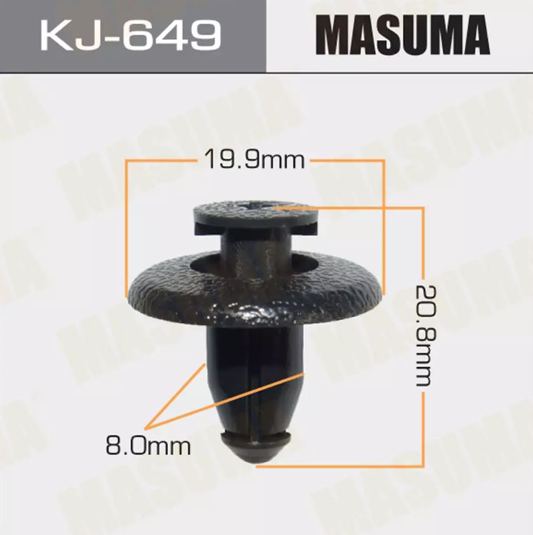 KJ-649 Клипса крепежная  Masuma