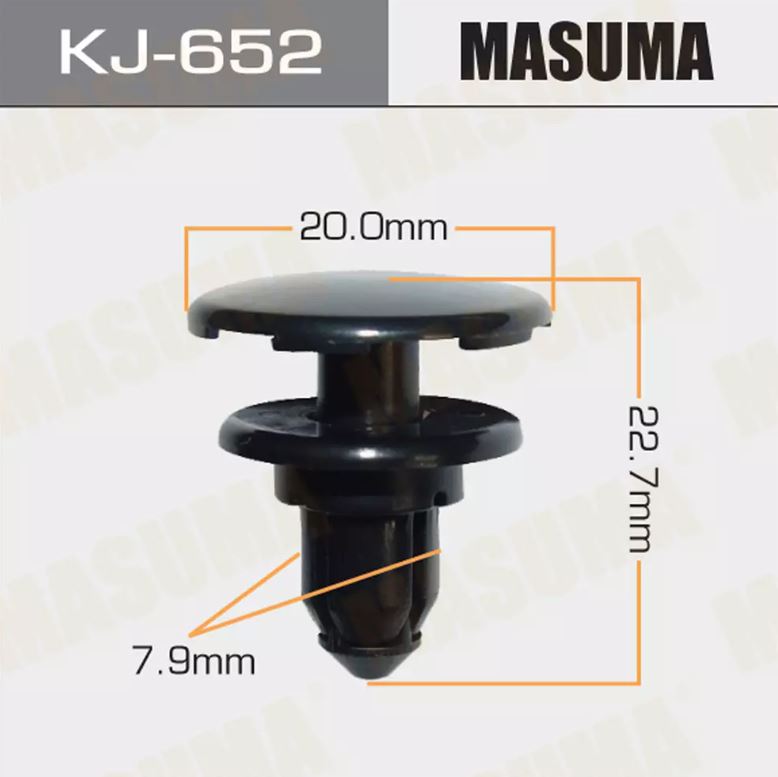 KJ-652 Клипса крепежная  Masuma