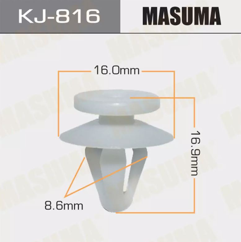 KJ-816 Клипса крепежная  Masuma