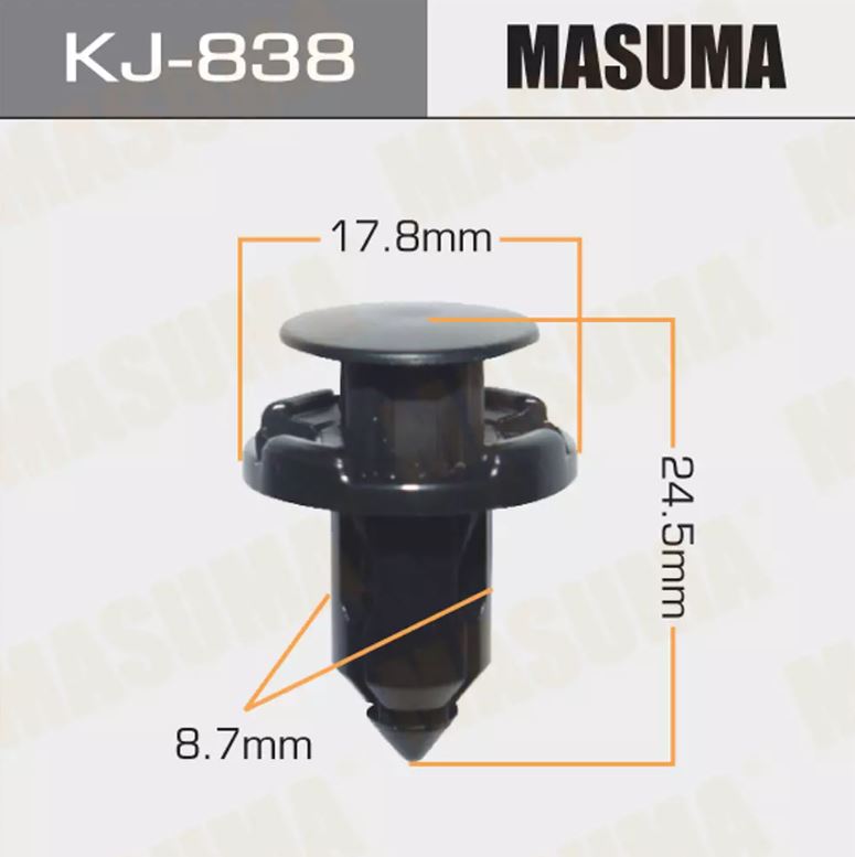 KJ-838 Клипса крепежная  Masuma