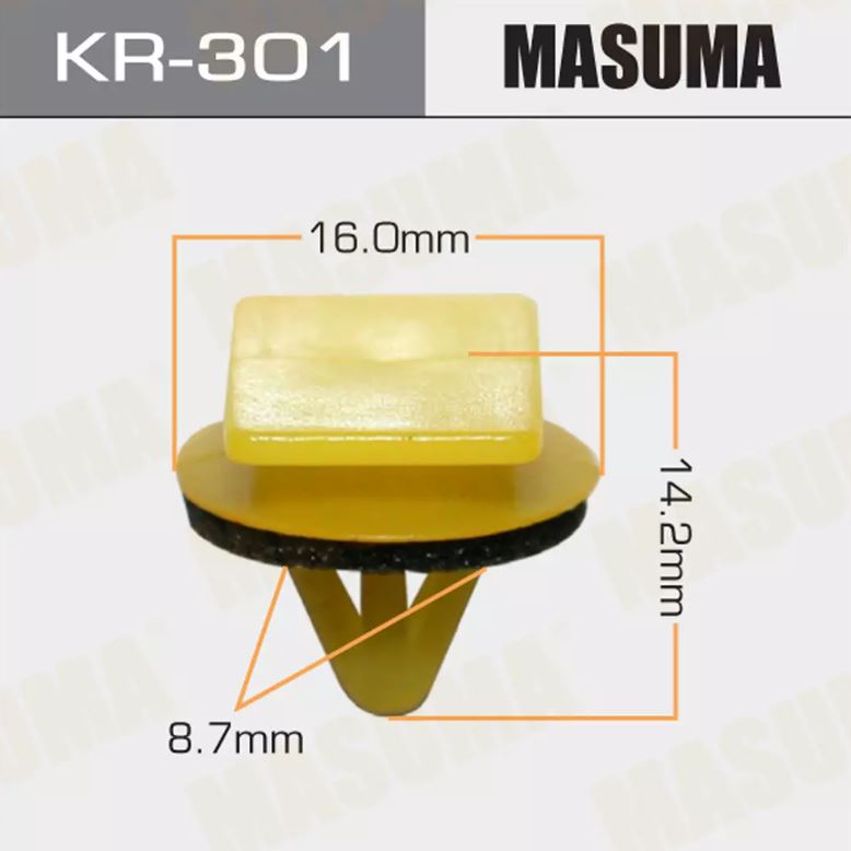 KR-301 Клипса крепежная  Masuma